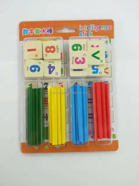 Wooden Counting Number Stick Educational Toy