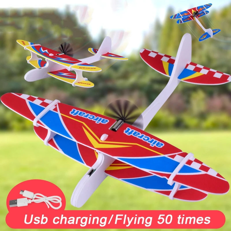 Electric Foam Gliding Aircraft Flying Toy