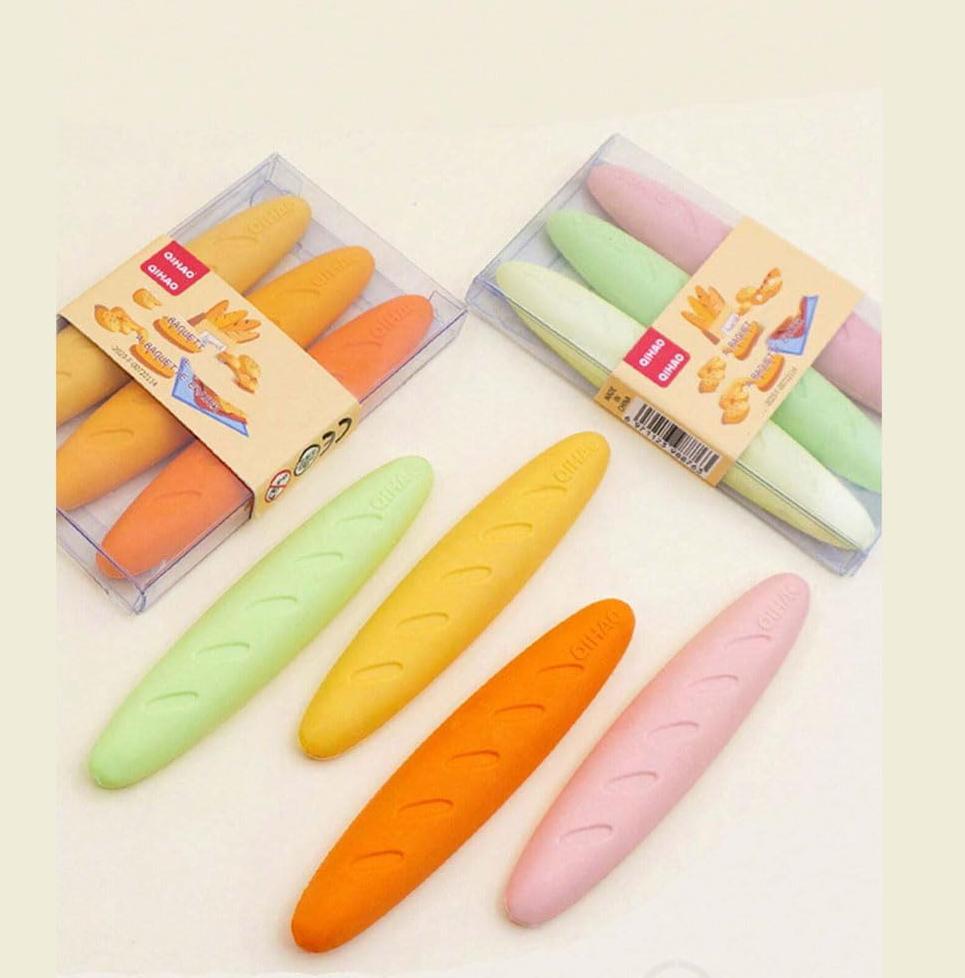 Baguette Bread Shaped Eraser