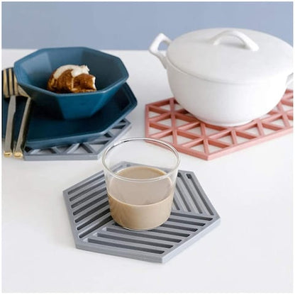 Pack of 4 Silicone Trivet Mat