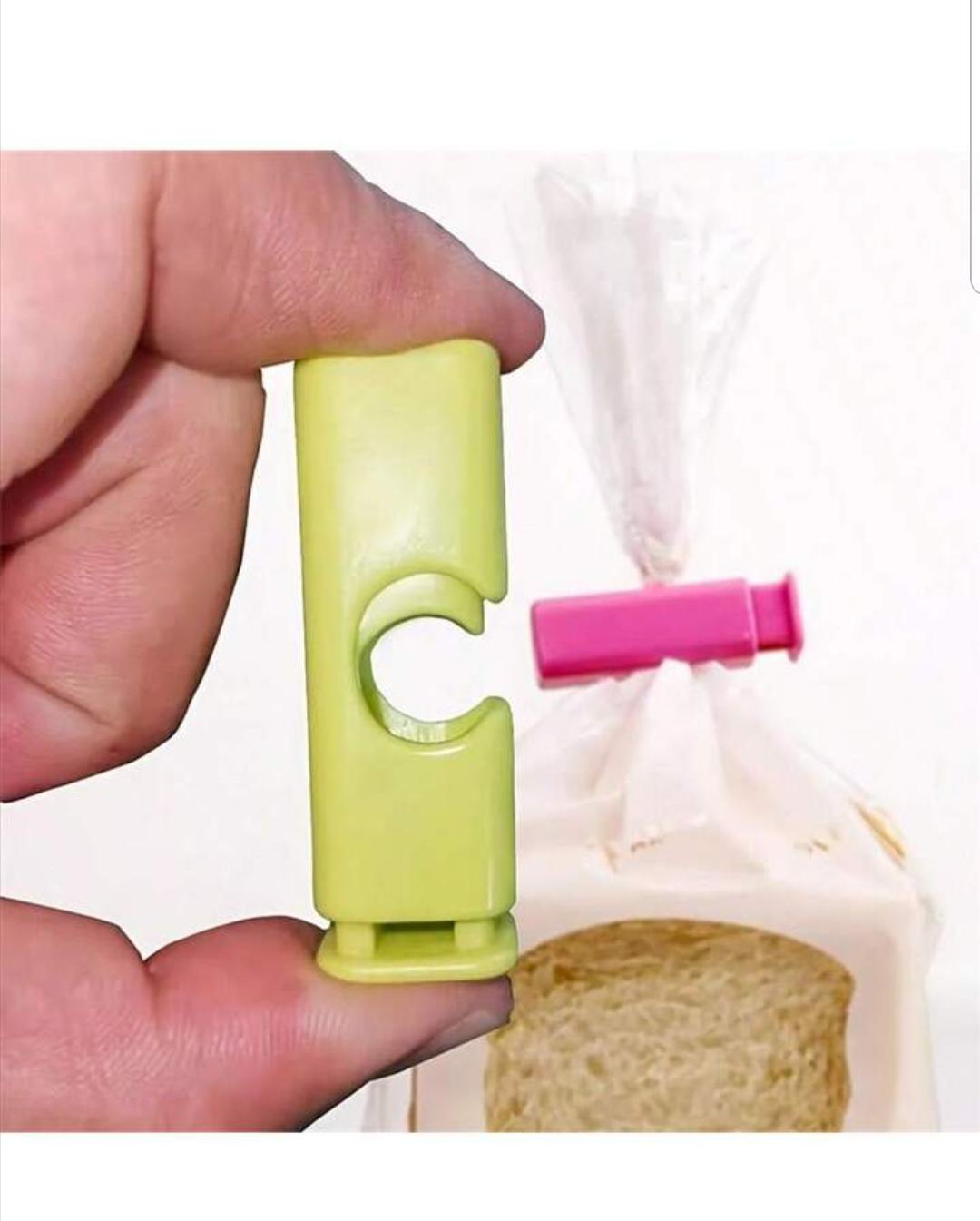 Pack of 4 Snack Moisture-Proof Clamp Bread Bag Sealing Clip