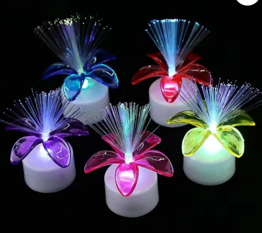 New Multicolor LED CANDELS ROSE NIGHT LIGHT