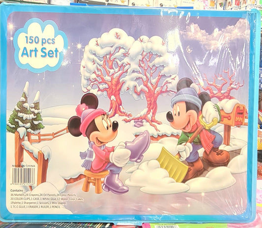 150 pcs Children's art set mickey mouse