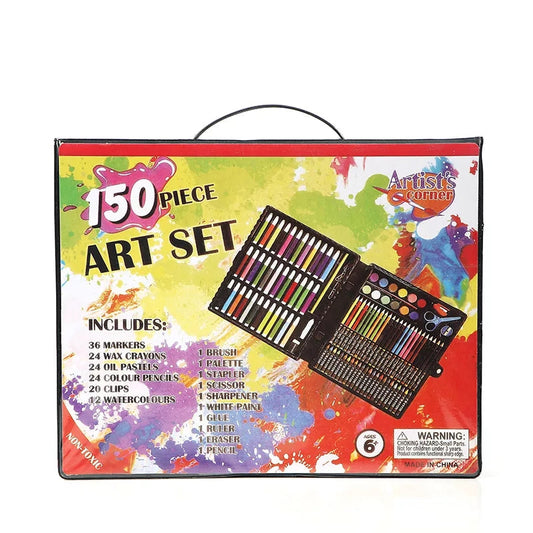 150 pcs Children's art set black design