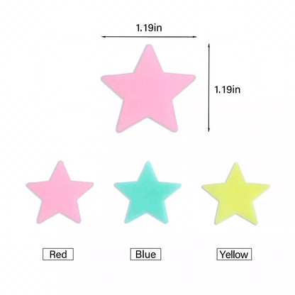 3D Star Glow Wall Stickers