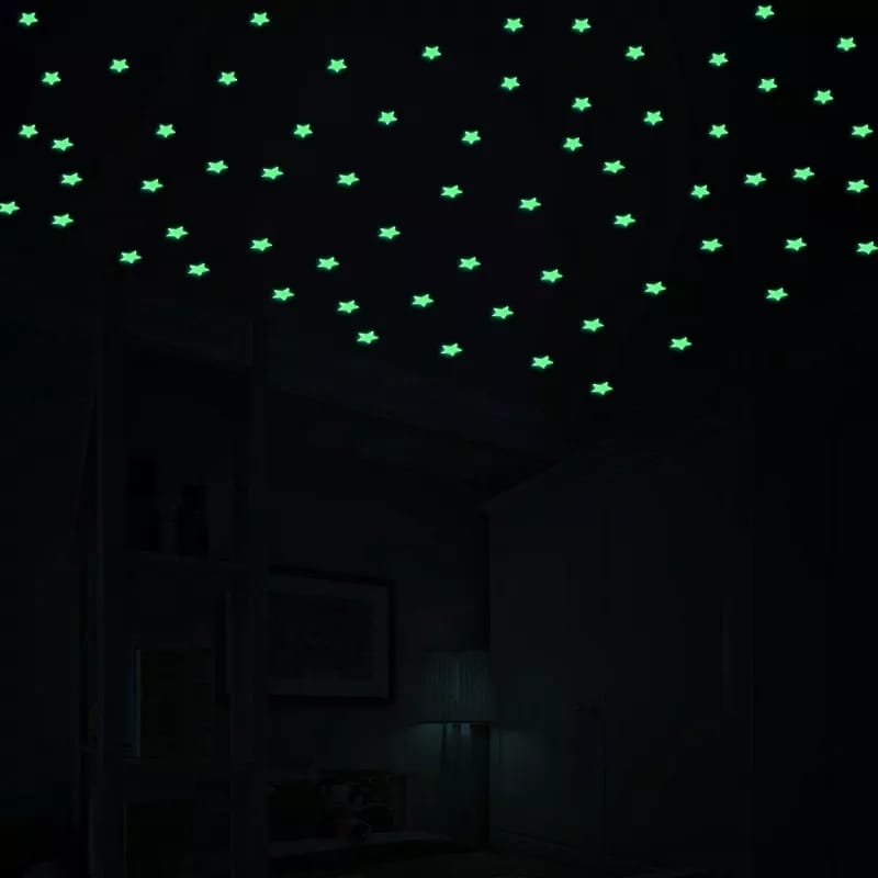 3D Star Glow Wall Stickers